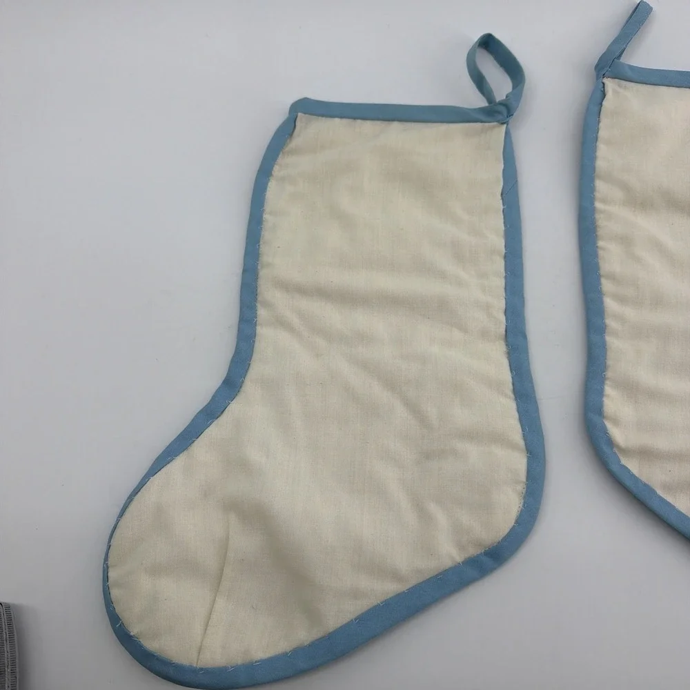 3 Handmade Christmas stocking Quilted Patchwork 13